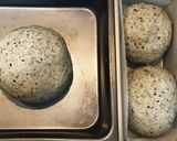 パウンドケーキ型で！ごまパン作り方5写真
