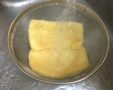 銀座『たか田』水菜とお揚げのおひたし作り方3写真