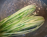 銀座『たか田』水菜とお揚げのおひたし作り方4写真