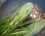 銀座『たか田』水菜とお揚げのおひたし作り方5写真