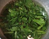春菊と水菜の海苔ツナサラダ作り方1写真