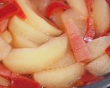 ピンクが綺麗♡りんごのコンポート作り方6写真