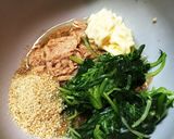 春菊と水菜の海苔ツナサラダ作り方4写真