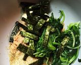 春菊と水菜の海苔ツナサラダ作り方5写真