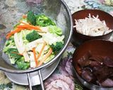 イカとブロッコリーのあんかけパリパリ麺⭐作り方1写真