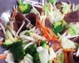 イカとブロッコリーのあんかけパリパリ麺⭐作り方9写真