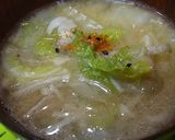 時短☆白菜とえのきの豚汁作り方13写真