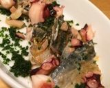 鯖のタコのアヒージョかけ作り方3写真