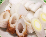 ちくわと大根と長ネギの煮物作り方1写真