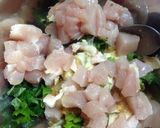 鶏むね肉で♪まるごと茄子の肉詰め甘酢あん作り方2写真