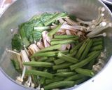 簡単 和食♪小松菜とインゲン 卵の和風煮作り方4写真