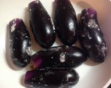 鶏むね肉で♪まるごと茄子の肉詰め甘酢あん作り方6写真