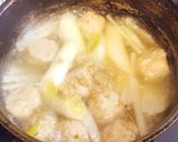 鍋の余り物で♬ぽかぽか鶏つくねスープ♡作り方5写真