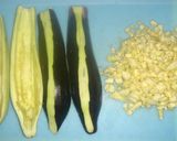 ナスの簡単肉詰め作り方1写真