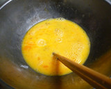 彩りグー☆小エビと青のりの厚焼き卵作り方1写真