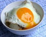 塩こんぶマヨde目玉焼き丼作り方3写真