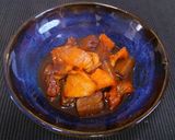 牛すじ肉とこんにゃくの味噌煮作り方7写真