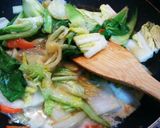 鍋リメイク★青梗菜(小松菜)のクリーム煮作り方5写真