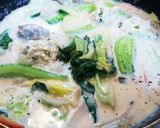 鍋リメイク★青梗菜(小松菜)のクリーム煮作り方6写真