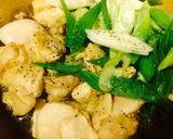 マヨポン酢♡長ネギうましの鶏肉炒め♬作り方6写真