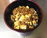 四川風麻婆丼作り方8写真