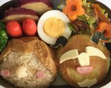 キャラ弁☆ディズニーツムツム 美女と野獣作り方4写真