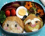 キャラ弁☆ディズニーツムツム 美女と野獣作り方5写真