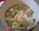 ヘルシー♡じゃが芋と蕪のクリーム煮込み♫作り方5写真