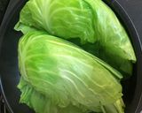 ヘルシー！大豆のお肉でロールキャベツ作り方2写真