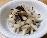 居酒屋気分♪かぶの塩昆布和え作り方4写真