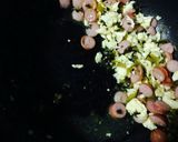 高菜チャーハン(ウィンナー入り)作り方4写真