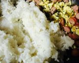 高菜チャーハン(ウィンナー入り)作り方5写真