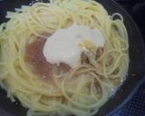 和んポットパスタごま油明太子作り方4写真