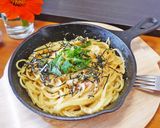 和んポットパスタごま油明太子作り方6写真
