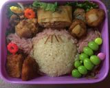 キャラ弁トトロのメイ作り方3写真
