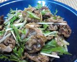 ５分★節約【豚なんこつと水菜の炒め物】作り方6写真