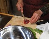アジの梅肉はさみ揚げ作り方2写真