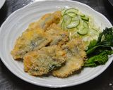 アジの梅肉はさみ揚げ作り方7写真