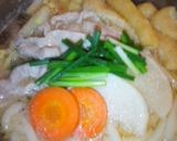 味噌煮込みうどん♪あっさりめ♡作り方5写真