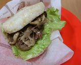 簡単！発芽米で焼き肉ライスバーガー作り方6写真