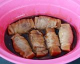 レンジでうまい！高野豆腐の肉巻き甘酢あん作り方4写真