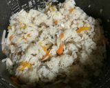 我が家の白だしの炊き込みご飯作り方5写真