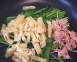 フライパンだけで和風パスタ作り方1写真