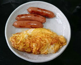 簡単朝食♡とろとろチーズオムレツ作り方6写真