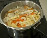 鳥豚ミンチの食べる粕汁作り方3写真