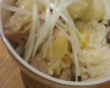 塩麹漬けの鶏と里芋の丸ごと炊き込みご飯作り方10写真