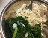 春菊の豆腐和え作り方3写真