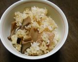 目をつぶって食べたらマツタケご飯？作り方5写真
