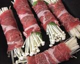 豚肉の大葉えのき巻き作り方5写真