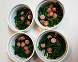 ほうれん草のココットグラタン作り方2写真